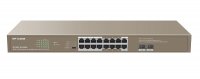 Tenda G1118P-16-250W неуправляемый Ethernet-коммутатор PoE, разработанный IP-COM