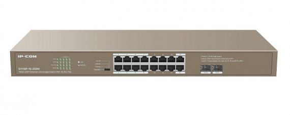 Фотография товара 'Tenda G1118P-16-250W неуправляемый Ethernet-коммутатор PoE, разработанный IP-COM'