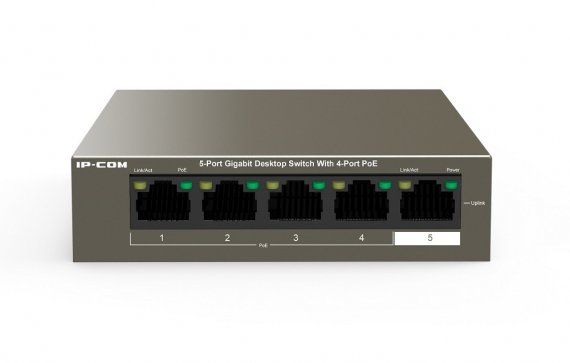 Фотография товара 'Tenda G1105P-4-63W V1.0 неуправляемый Ethernet-коммутатор PoE'